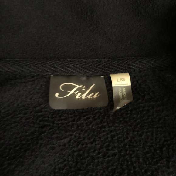 Fila zip up fleece jacket size Large - Picture 2 of 4